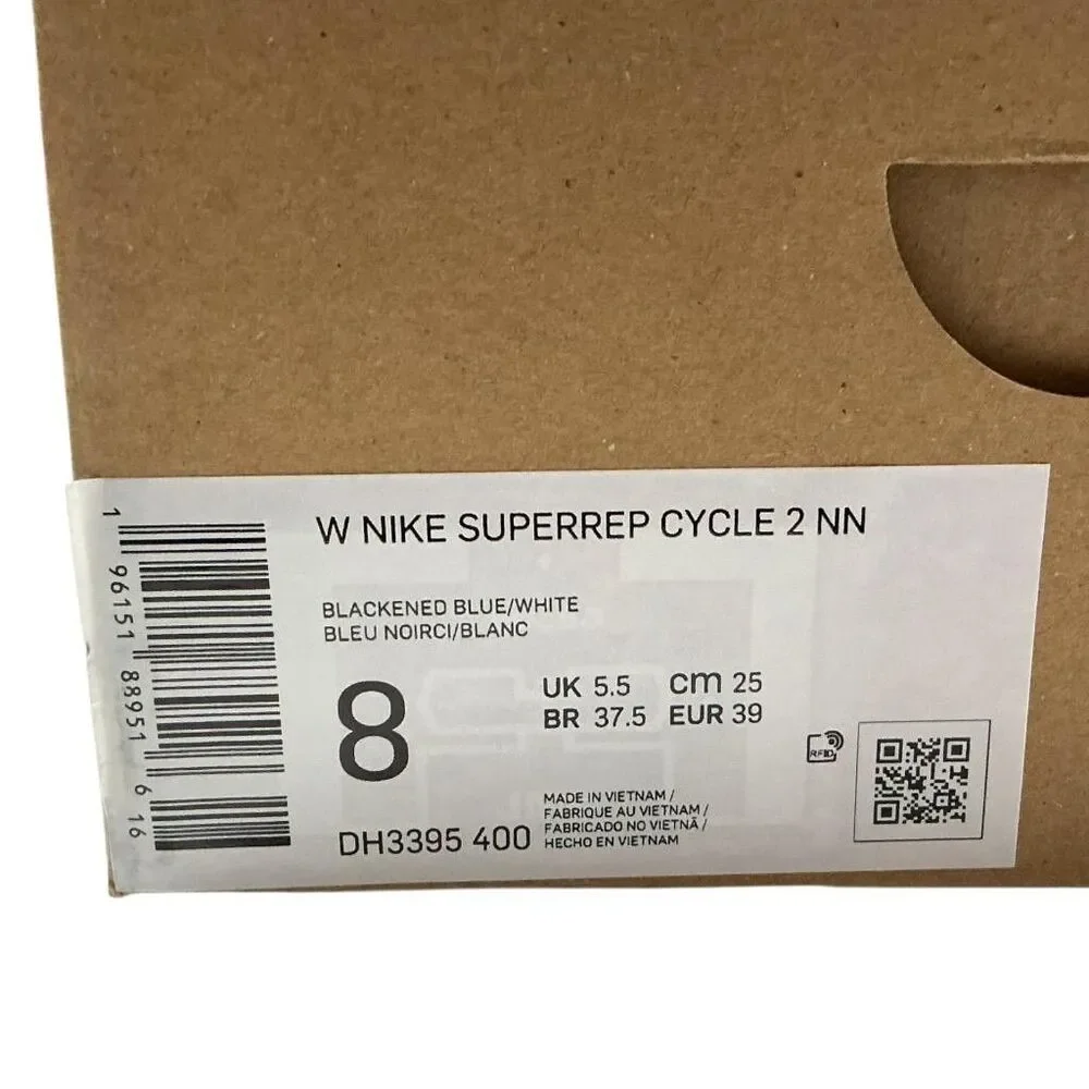 Nike Indoor Cycling Shoes Womens 8 Spray Paint Superrep Cycle 2 Next Nature NEW